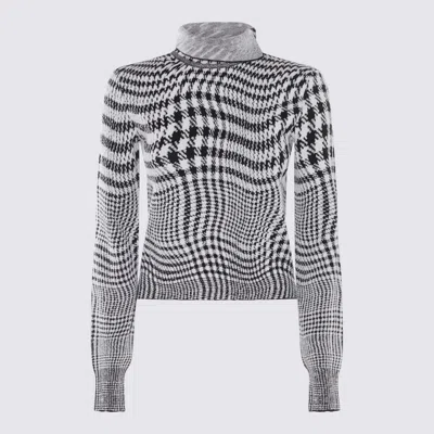 Shop Burberry Sweaters In Monochrome Ip Pttn