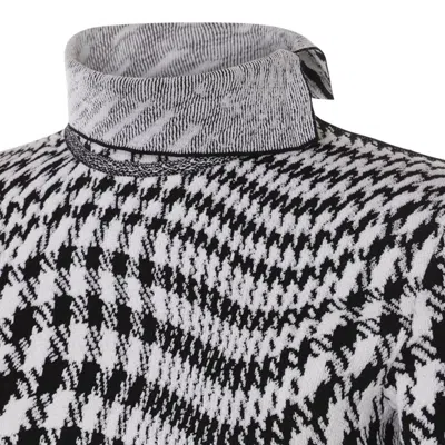 Shop Burberry Sweaters In Monochrome Ip Pttn