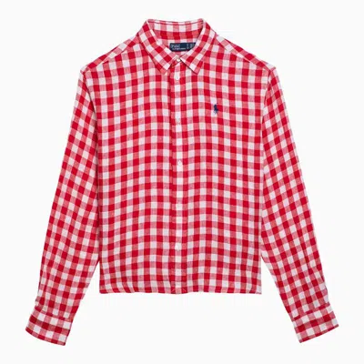Shop Polo Ralph Lauren Checked Shirt In Red