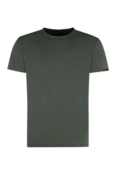 Shop Rrd Oxford Techno Fabric T-shirt In Green