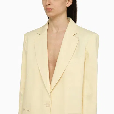 Shop The Andamane Light Guia Single-breasted Jacket In Blend In Yellow