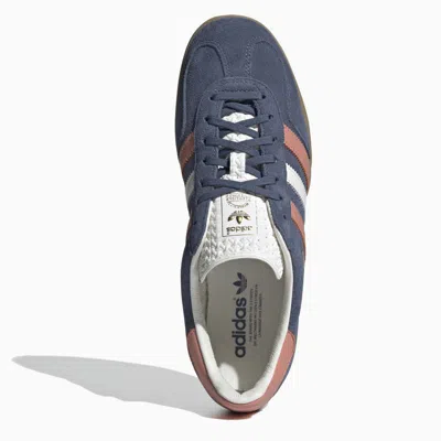 Shop Adidas Originals Gazelle Indoor Blue Blink/wonder Clay Sneakers In Multicolor