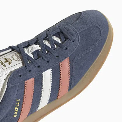Shop Adidas Originals Gazelle Indoor Blue Blink/wonder Clay Sneakers In Multicolor