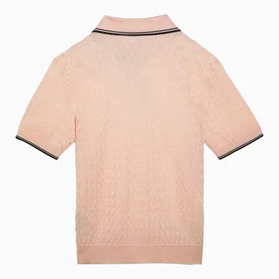 Shop Amiri Light Polo Shirt In Pink