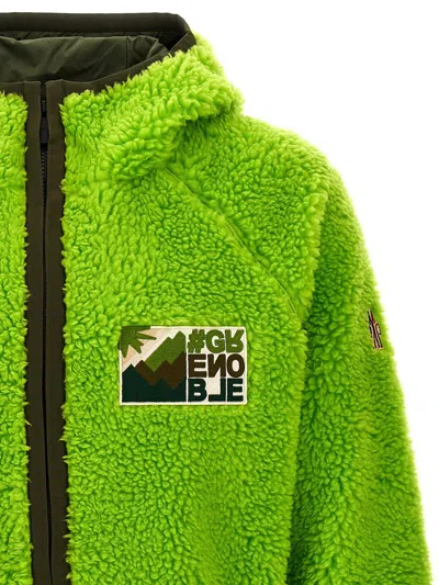 Shop Moncler Grenoble 'taddy' Hoodie In Green