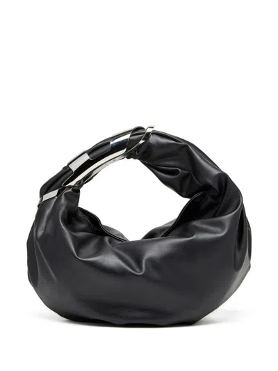 Shop Diesel Small Grab-d Shoulder Bag In Black