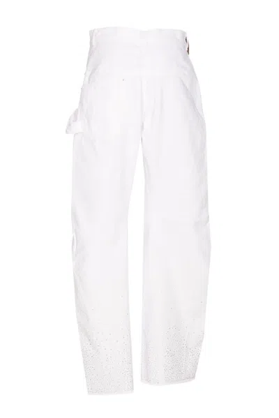 Shop Jw Anderson Jeans In White