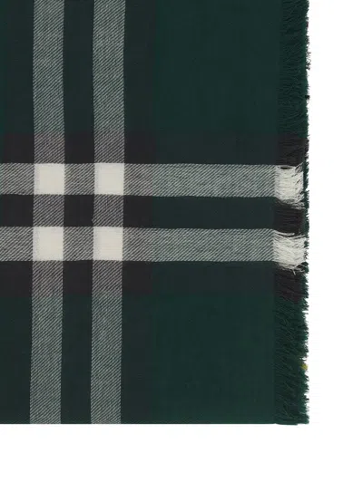 Shop Burberry Scarves In Ivy