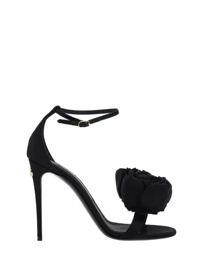 Shop Dolce & Gabbana Sandals In Nero/nero