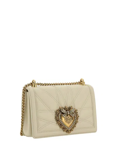 Shop Dolce & Gabbana Shoulder Bags In Burro