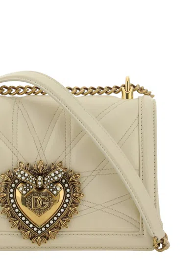 Shop Dolce & Gabbana Shoulder Bags In Burro