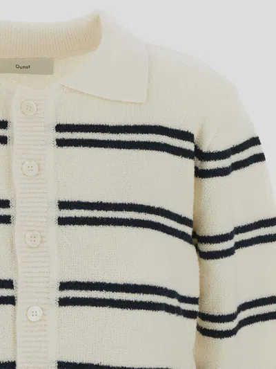 Shop Dunst Sweaters In Creamnavy