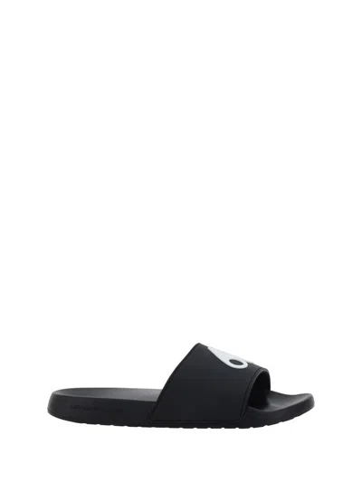 Shop Moose Knuckles Sandals In Black