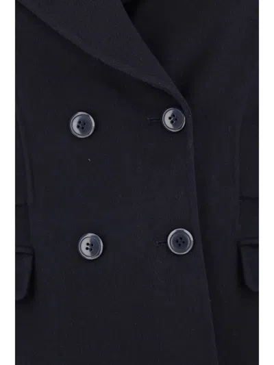 Shop Paltò Coats In Blu Navy