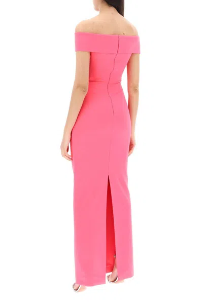 Shop Solace London Maxi Dress Ines With In Multicolor