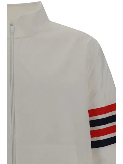 Shop Thom Browne Jackets In White