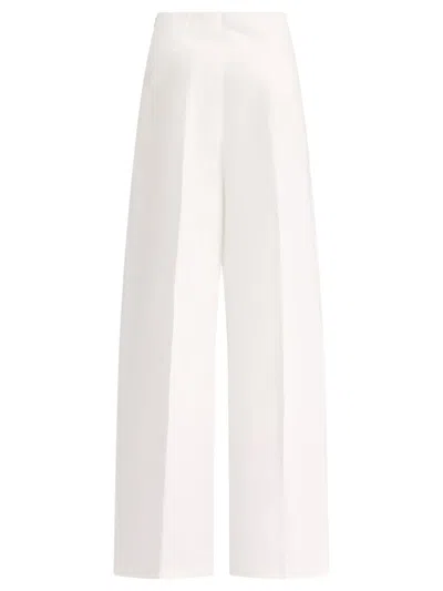 Shop Sportmax "crasso" Trousers In White