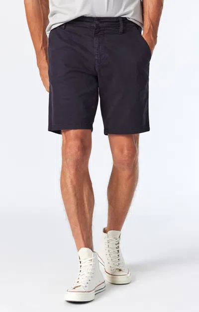Mavi Noah Shorts In Black Luxe Twill In Black