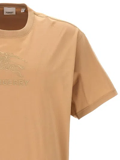 Shop Burberry 'tempah' T-shirt In Beige