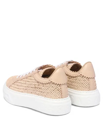 Shop Casadei "off Road" Sneakers In Pink