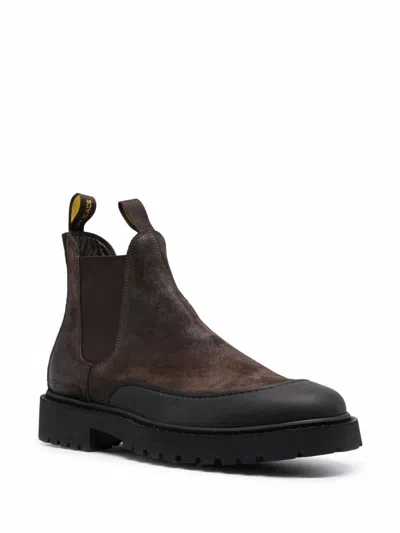 Shop Doucal's Hummel Chelsea Boots Shoes In Brown