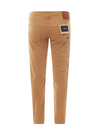 Shop Incotex Trouser In Brown