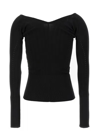 Shop Jacquemus 'le Haut Pralu' Sweater In Black