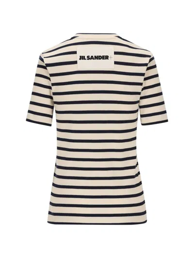 Shop Jil Sander T-shirt And Polo In Mariner