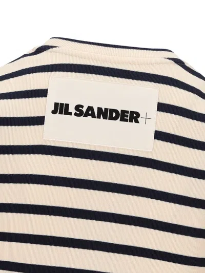 Shop Jil Sander T-shirt And Polo In Mariner
