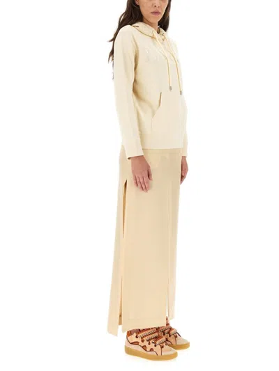 Lanvin Long Skirt In Lightbeige