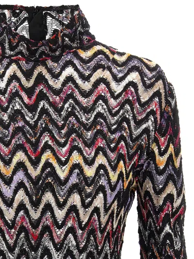 Shop Missoni 'zig Zag' Sweater In Multicolor