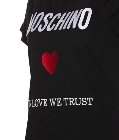 Shop Moschino Dresses In Black