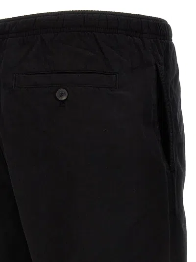 Shop Palm Angels 'logo Cotton Travel' Pants In Black