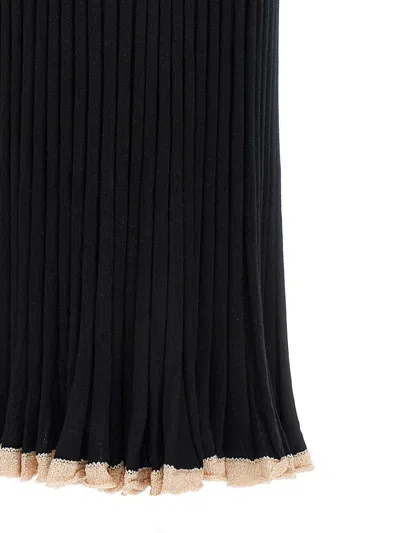 Shop Proenza Schouler Ribbed Skirt In Black