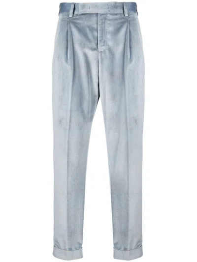 Shop Pt01 Solaro Trousers Clothing In Blue