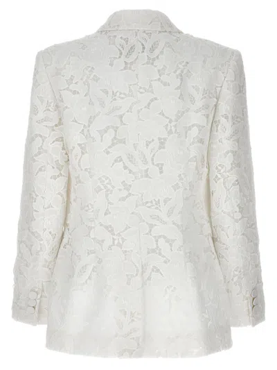 Shop Zimmermann 'natura Lace' Blazer In White