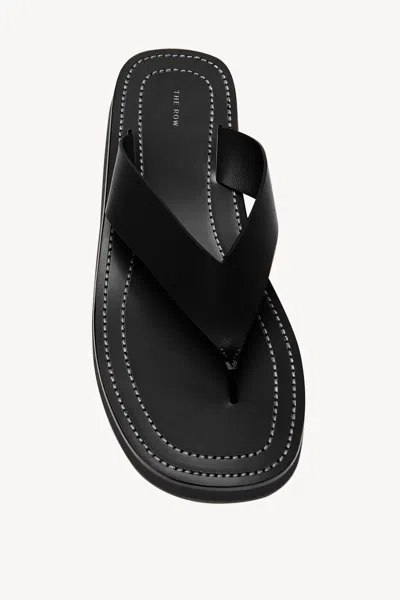 Shop The Row Women Ginza Slippers In Blk Black