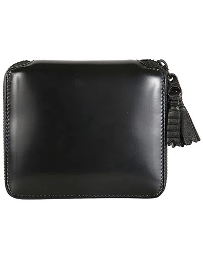 Shop Comme Des Garçons Zipper Medley Wallet Accessories In Black