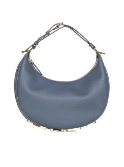 Shop Fendi Shopping Bags In Blue