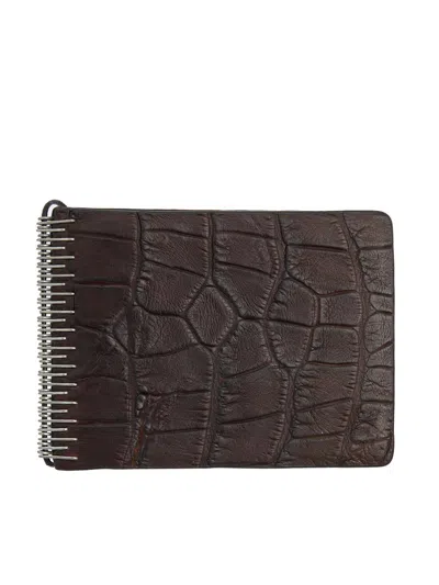 Shop Isaac Sellam Small Leather Goods In Brown