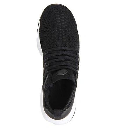 Shop Nike Air Presto Ultra Flyknit And Rubber Trainers In Black Black White