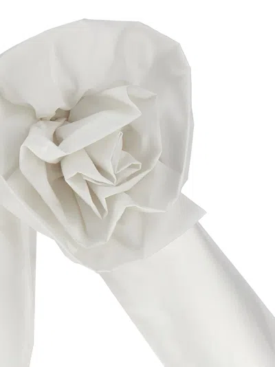Shop Magda Butrym Rose Sweetheart Tops White