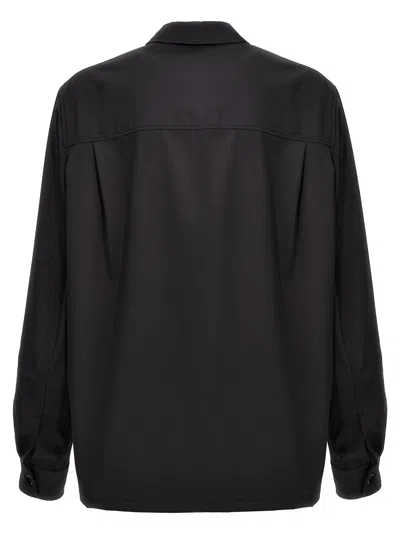 Shop Lemaire Soft Military Shirt, Blouse Black