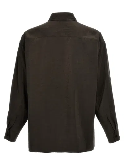 Shop Lemaire Twisted Shirt, Blouse Brown