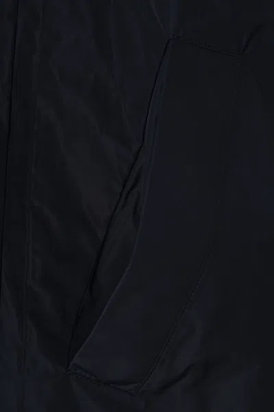 10 Corso Como Hooded Coat In Blue