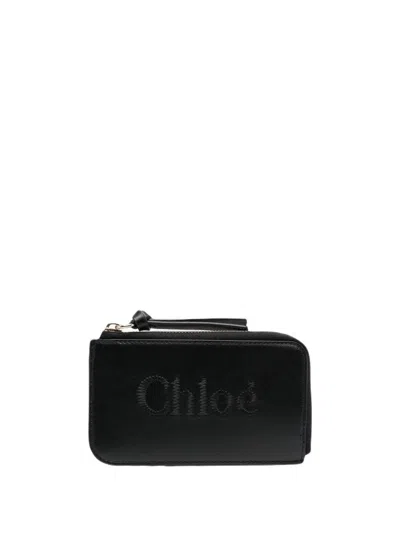 Shop Chloé Small Leather Goods In Black