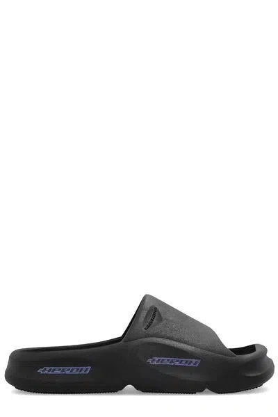 Shop Heron Preston Sandals In Black