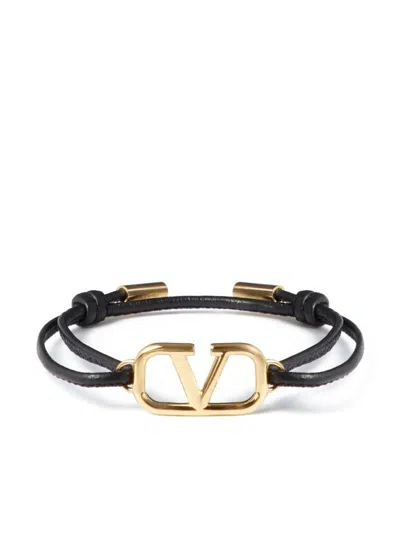 Shop Valentino Bracelets In Black