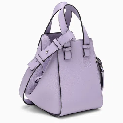 Shop Loewe Hammock Mallow Leather Bag Women In Purple