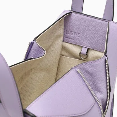 Shop Loewe Hammock Mallow Leather Bag Women In Purple